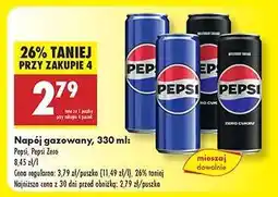 Biedronka Napój gazowany, 330 ml oferta