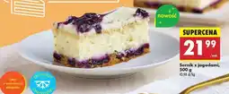 Biedronka Sernik z jagodami, 500 g oferta