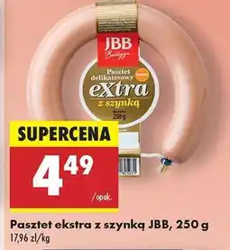 Biedronka Pasztet ekstra z szynką JBB, 250 g oferta