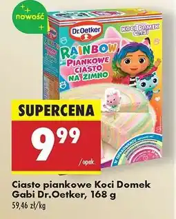 Biedronka Ciasto piankowe Koci Domek Gabi Dr.Oetker, 168 g oferta