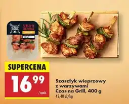 Biedronka Szaszłyk wieprzowy z warzywami Czas na Grill, 400 g oferta