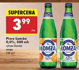 Biedronka Piwo Łomża 0,0%, 500 ml oferta