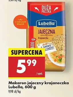 Biedronka Makaron jajeczny krajaneczka Lubella, 600 g oferta