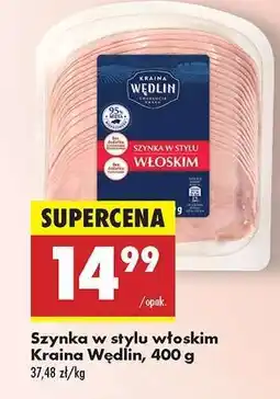 Biedronka Szynka w stylu włoskim Kraina Wędlin 400 g oferta