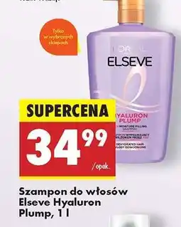 Biedronka Szampon do włosów Elseve Hyaluron Plump, 1l oferta