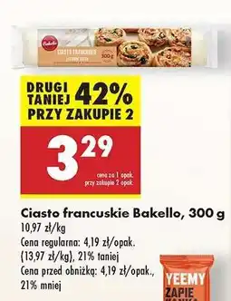 Biedronka Ciasto francuskie Bakello, 300 g oferta