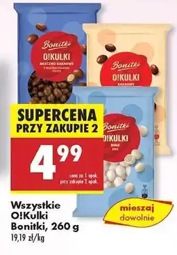 Biedronka O!Kulki Bonitki, 260 g oferta