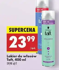 Biedronka Lakier do włosów Taft, 400 ml oferta