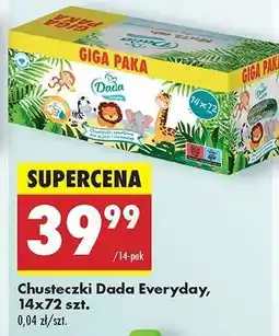 Biedronka Chusteczki Dada Everyday, 14x72 szt oferta