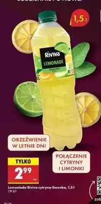 Biedronka Lemoniada Riviva cytryna-limonka, 1,5 l oferta
