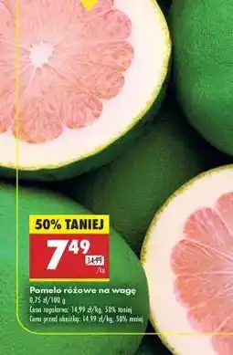Biedronka Pomelo różowe na wage oferta