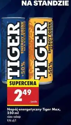 Biedronka Napój energetyczny Tiger Max, 250 ml oferta