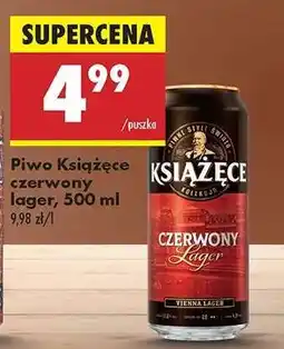 Biedronka Piwo Książęce czerwony lager, 500 ml oferta