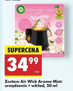 Biedronka Zestaw Air Wick Aroma Mist: urządzenie + wkład, 20 ml oferta