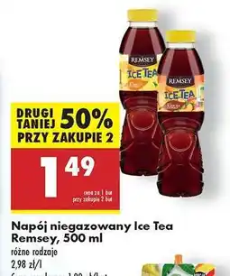 Biedronka Napój niegazowany Ice Tea Remsey, 500 ml oferta