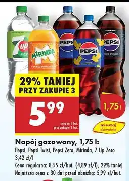 Biedronka Napój gazowany, 1,75 l oferta