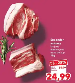 Kaufland Szponder wołowy oferta