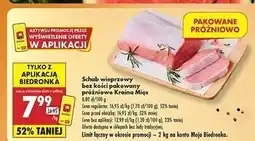 Biedronka Schab wieprzowy bez kości Kraina Mięs oferta
