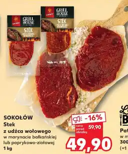 Kaufland SOKOŁÓW Stek w marynacie bałkańskiej lub paprykowo-ziołowej oferta