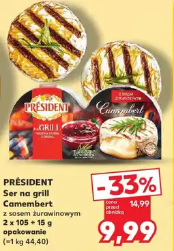 Kaufland PRÉSIDENT Ser na grill Camembert oferta