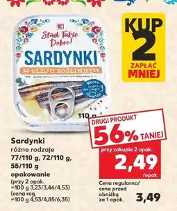 Kaufland Sardynki Stąd Takie Dobre oferta
