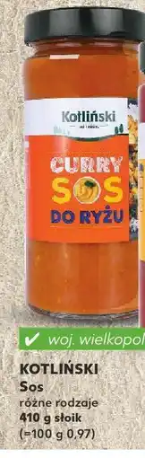 Kaufland Sos w słoiku Kotliński oferta