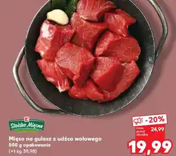 Kaufland Mięso na gulasz z udźca wołowego oferta