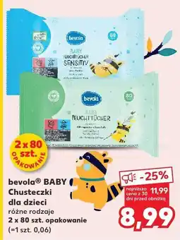 Kaufland Chusteczki dla dzieci 2x80 szt., różne rodzaje bevola oferta