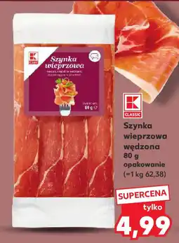 Kaufland Szynka wieprzowa wędzona oferta