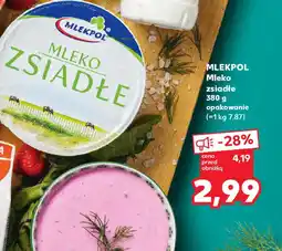 Kaufland MLEKPOL Mleko zsiadłe oferta
