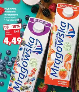 Kaufland MLEKPOL Maślanka mrągowska różne smaki oferta