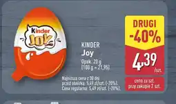 ALDI Jajko niespodzianka Kinder oferta
