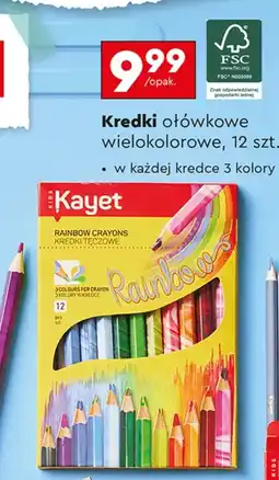 Biedronka Kredki ołówkowe Crayons oferta