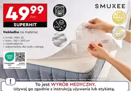 Biedronka Nakładka na materac Smukee oferta