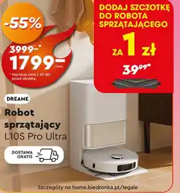 Biedronka Robot sprzątający Dreame oferta