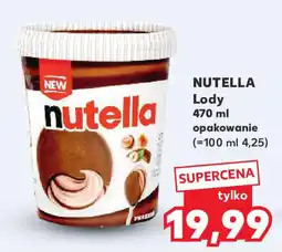 Kaufland NUTELLA Lody oferta