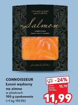 Kaufland CONNOISSEUR Łosoś wędzony na zimno oferta