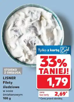 Kaufland LISNER Filety śledziowe oferta
