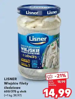 Kaufland LISNER Wiejskie filety śledziowe oferta