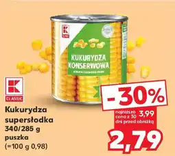 Kaufland Kukurydza supersłodka oferta