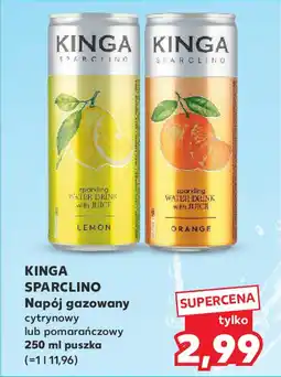 Kaufland KINGA SPARCLINO Napój gazowany oferta