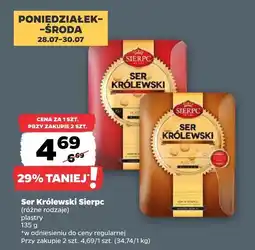Netto Ser Królewski wędzony Sierpc oferta