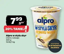Netto Jogurt Alpro w stylu skyr różne rodzaje oferta