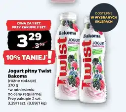 Netto Jogurt pitny Twist Bakoma (różne rodzaje) oferta