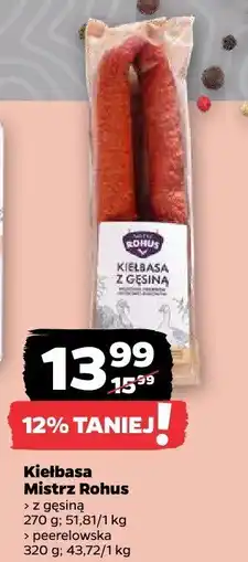Netto Kiełbasa z gęsiną Mistrz Rohus oferta