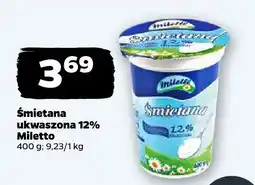 Netto Śmietana ukwaszona 12% Miletto oferta