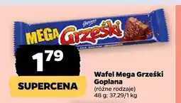 Netto Wafel Mega Grześki różne rodzaje Goplana oferta