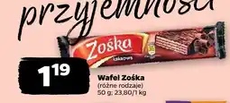 Netto Wafel Zośka różne rodzaje oferta