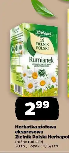 Netto Herbata ziołowa Rumianek Zielnik Polski Herbapol oferta