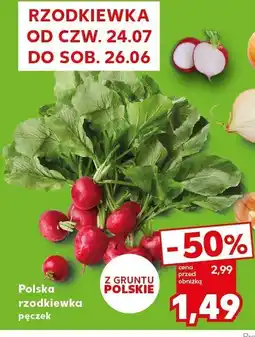Kaufland Rzodkiewka Z gruntu polskie oferta
